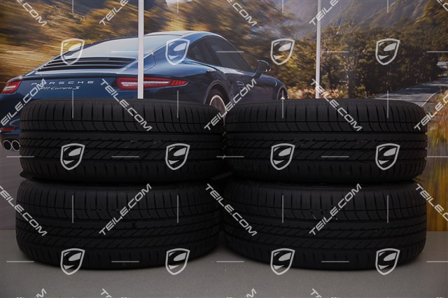 19-inch Cayenne Turbo summer wheel set, 4 wheels 8,5 J x 19 ET 59 + 4 tyres  265/50 R 19 110Y XL, with TPMS, ca. 900 km