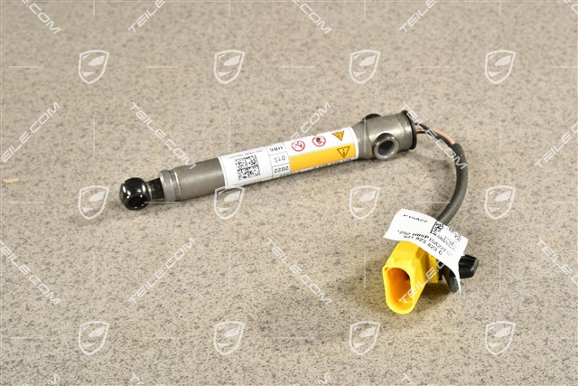 Hood / bonnet hinge pyrotechnic actuator, L=R