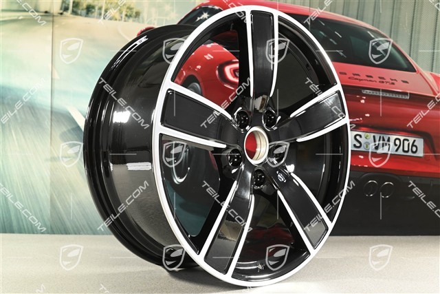 20" Felge Carrera Sport, 8,5J x 20 ET49, schwarz hochglanz