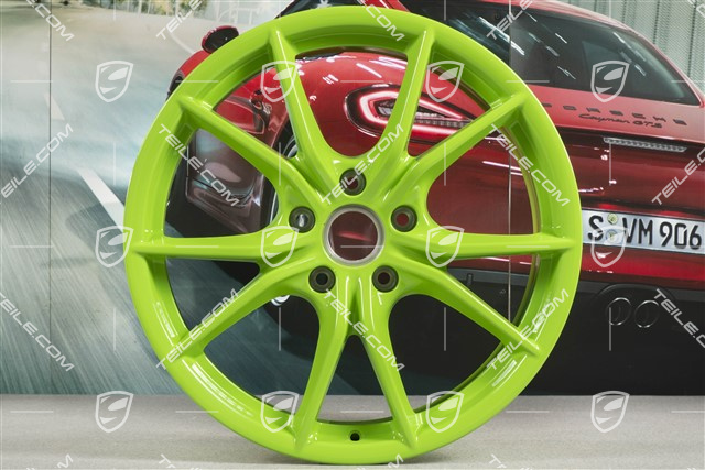 20" Felge Carrera S (IV), 8,5J x 20 ET49, Lizard green