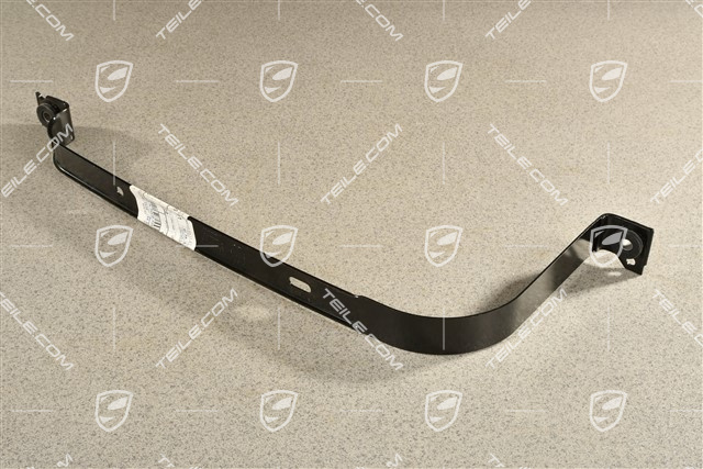 Fuel tank tensioning / restraining strap