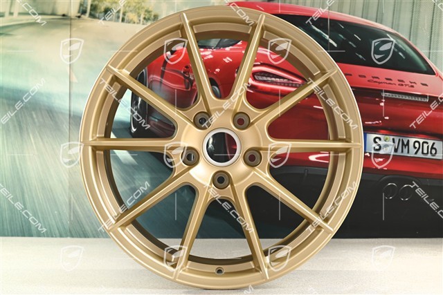 20" Felge "Spyder" / "718 Sport", 8,5J x 20 ET57, aurum seidenmatt