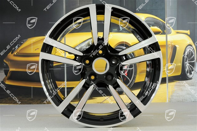 20" Felgensatz Turbo II, 9,5J x 20 ET65 + 11J x 20 ET68, schwarz hochglanz
