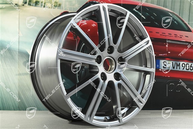 20" Felge Panamera Turbo, 10,5J x 20 ET71, Adamantium