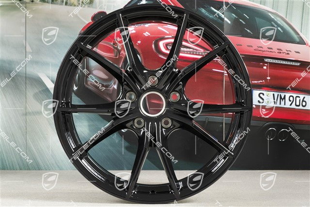 20" Felge Carrera S (IV), 8,5J x 20 ET49, schwarz hochglanz