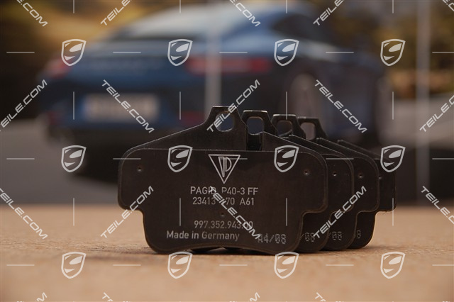 Klocki hamulcowe, tarcze ceramiczne PCCB, L+R