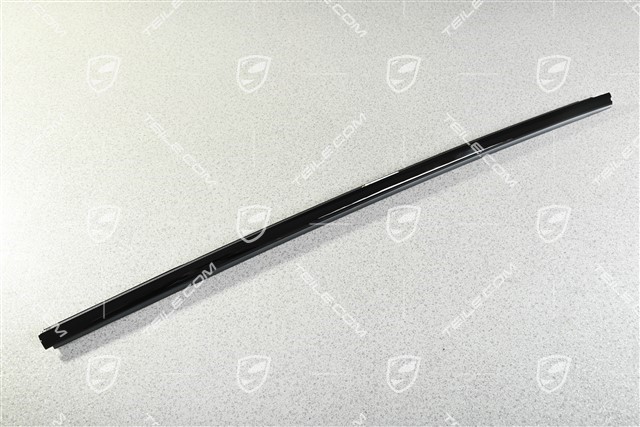 Rear door moulding, High Gloss Black, R