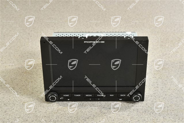 Porsche Classic Communication Management (PCCM Plus) - radio / navigation system, "BORN TO BE LOUD", Europa Spare part(only Display unit without small parts)