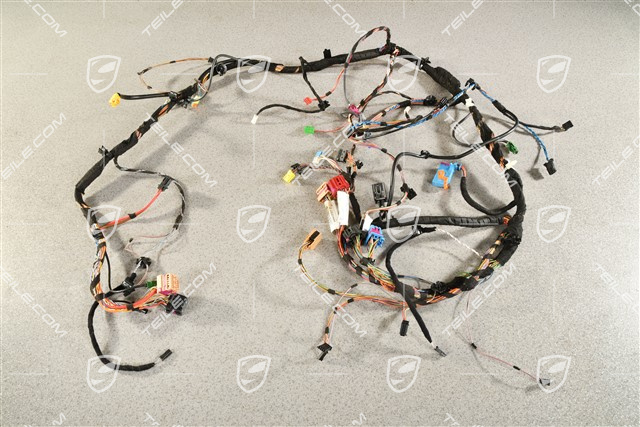 Wiring harness, control panel, damaged connectors