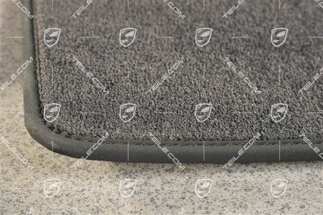 Kofferraumwanne / Schale, Teppich / Velours, Schwarz
