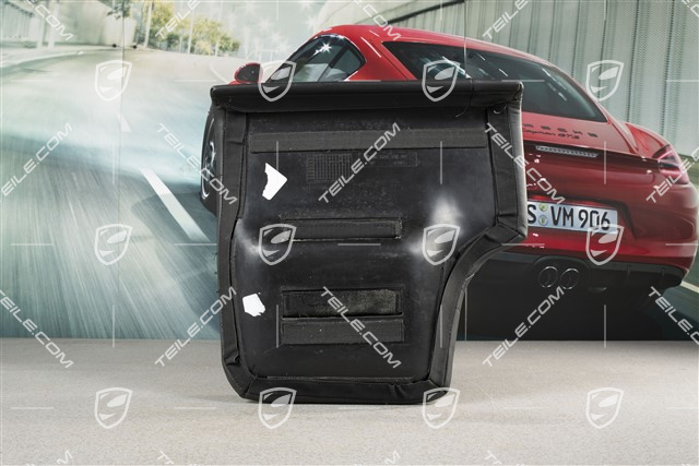Notsitzkissen, Coupe/Targa, Leder, schwarz, L