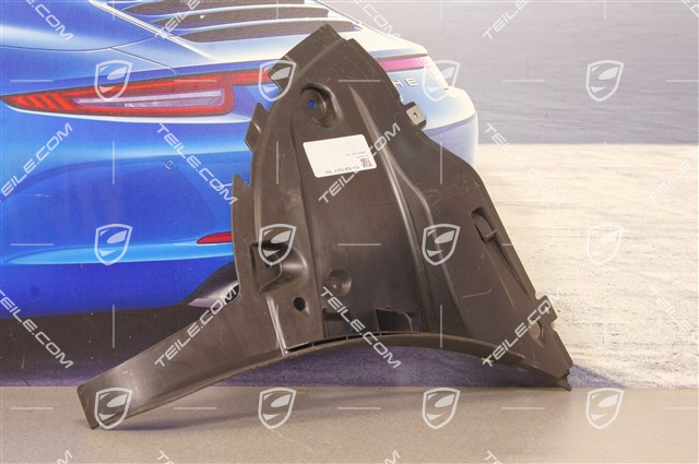 Turbo, Underbody trim, front, black, R Turbo, Underbody trim, front, black, R
