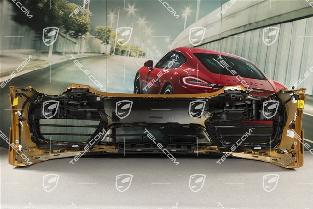 Front bumper, Turbo S Exclusive Series, with ParkAssist and headlamp washer, complete