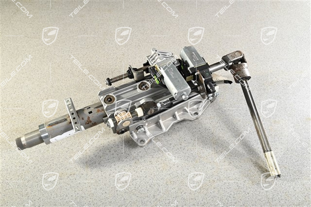 Steering column, complete with steering shaft