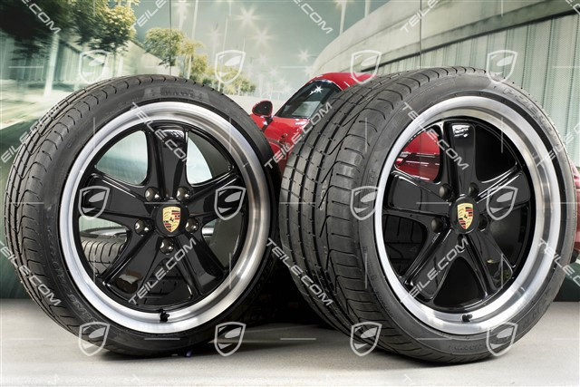 19-inch "911 Sport Classic" summer wheel set, wheels 8,5J x 19 ET55+11,5Jx19 ET67, Michelin summer tyres 235/35 ZR19 + 305/30 ZR19, with TPMS