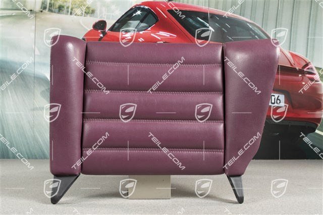 Back seat backrest, Coupe, Leatherette, Magenta, L