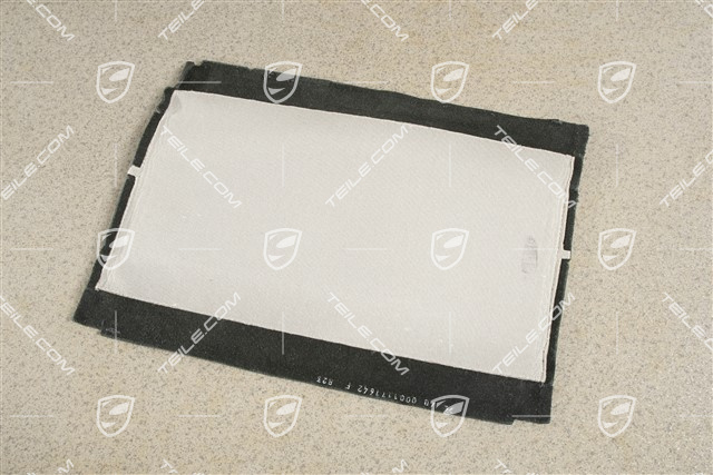 Sportschalensitz, Bezug, Unterteil / Lehne, Leder, Schwarz, L=R