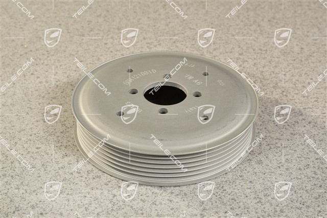 Coolant / water pump pulley 2,9L, 4 screw mount
