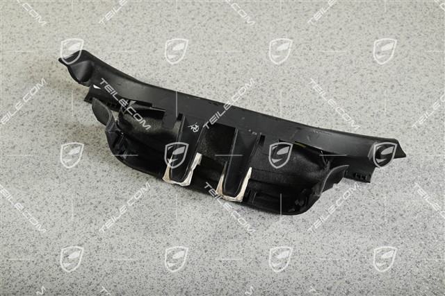 Steering column cover, upper, black, scratched