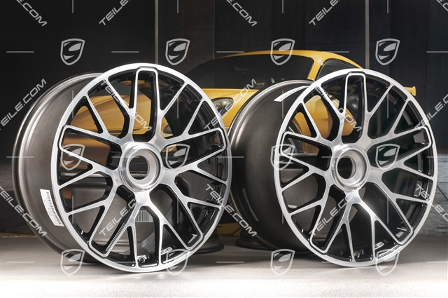 20" felgi Turbo S, komplet, centralne mocowanie, 9J x 20 ET51 + 11,5J x 20 ET56