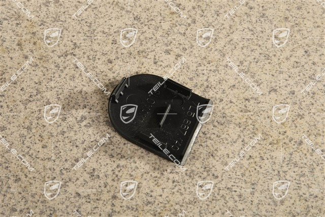 Abdeckkappe, Heckklappenverkleidung Notentriegelung, Schwarz