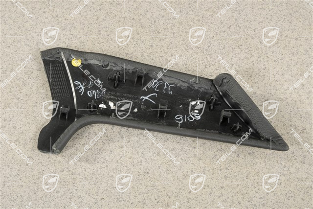 Mittelkonsole, Blende seitlich, Kunstleder, Schwarz, L