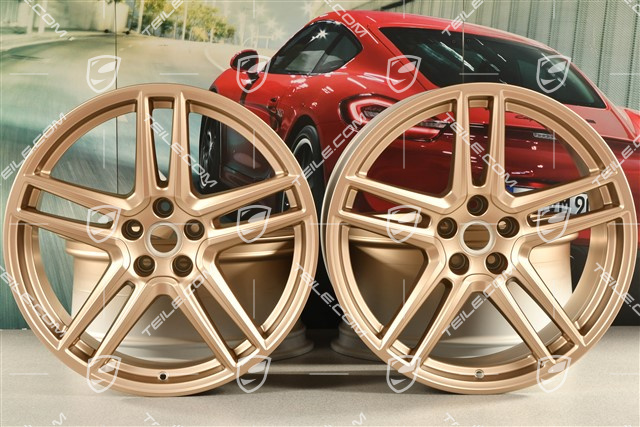 20" Felgensatz "Macan Turbo", 9J x 20 ET26 + 10J x 20 ET19, CMS, neodyme