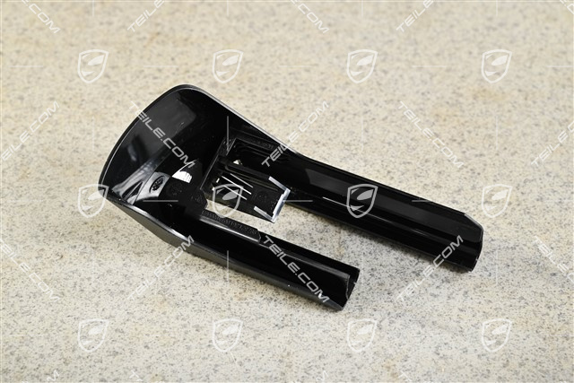 Front seat rail cover, L