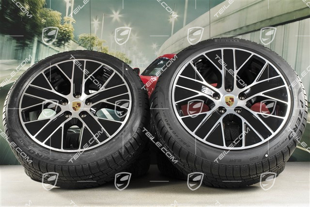 20-inch Turbo Aero winter wheel set, rims 9J x 20 ET54 + 11J x 20 ET60, Pirelli winter tyres 245/45 R20 + 285/40 R20