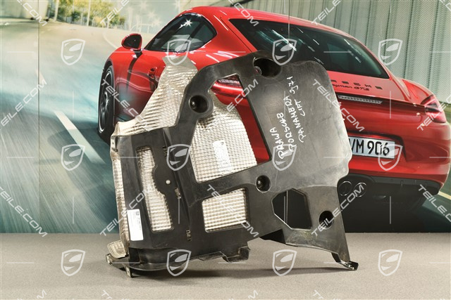 Support lateral, with Heat shield, R