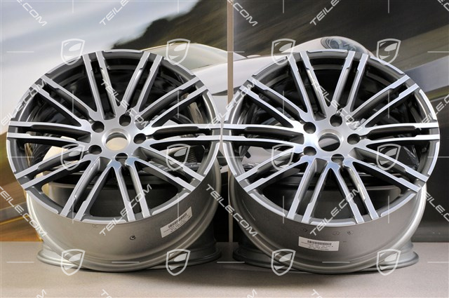 21" Felgensatz Turbo III, Facelift, 10J x 21 ET50, Titan