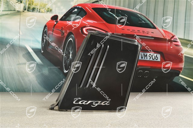 Targa, Blende, Seitlich, Targa Bügel, Schwarzmatt, L