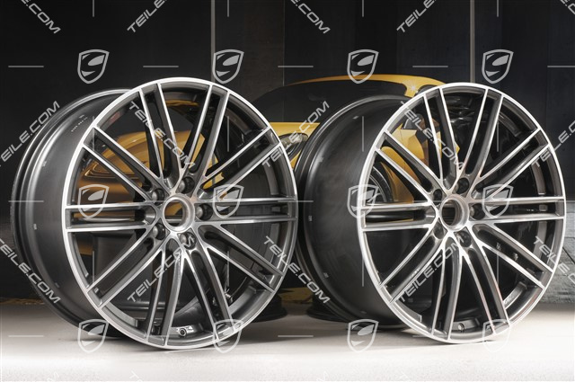 22" Komplet felg Turbo IV, 10J x 22 ET48 + 11,5J x 22 ET61