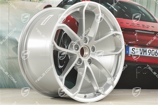 20-inch GT4 wheel rim, 11J x 20 ET50,  brilliant silver