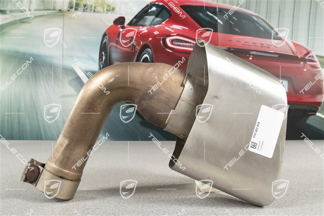 Exhaust system tail pipe, standard tailpipe, 3.0L V6, R