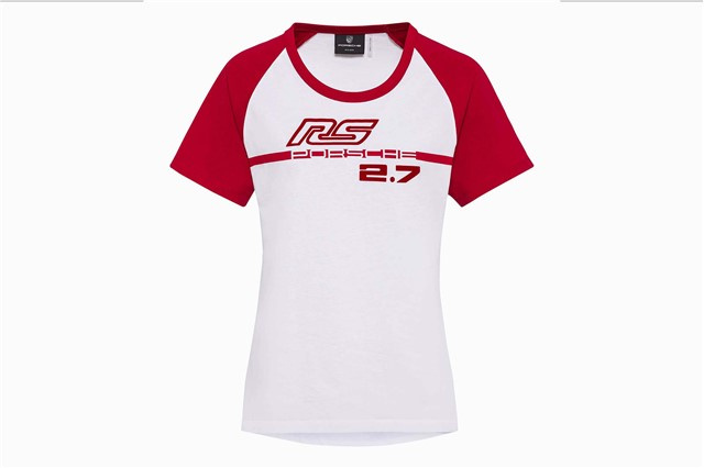Damski T-Shirt, kolekcja RS 2.7, biało-czerwona, rozmiar L
