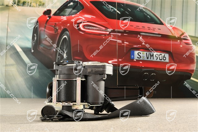 Coupe / Targa, Safety seat belt, Black, R