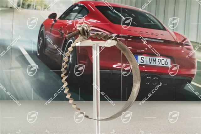Exhaust tensioning / restraining strap / clamp, L=R