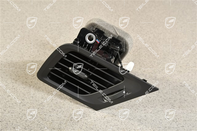 Dashboard defroster trim, Black, R