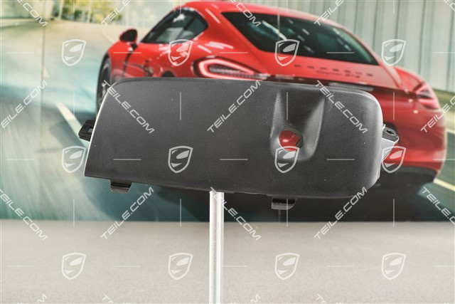 Air inlet / duct / guide cover, lateral, Black matte, PDC, L