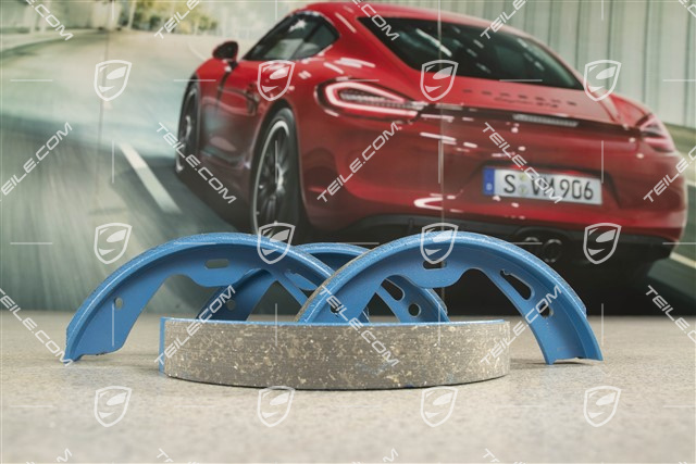 1 Set Handbrake / brake shoe, rear axle