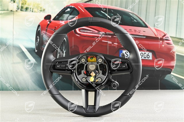 PDK, Multifunction steering wheel, Black Leather Sport Chrono Package Plus
