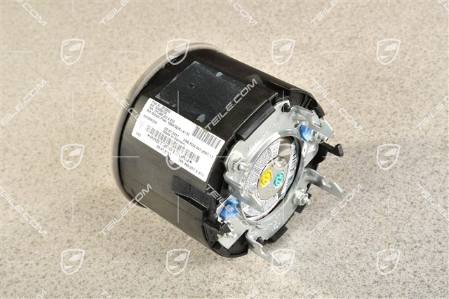 Airbag, Leder, platingrau