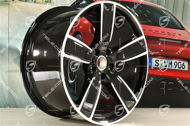 22-inch Sport Classic wheel rim, 11,5J x 22 ET52, black high gloss