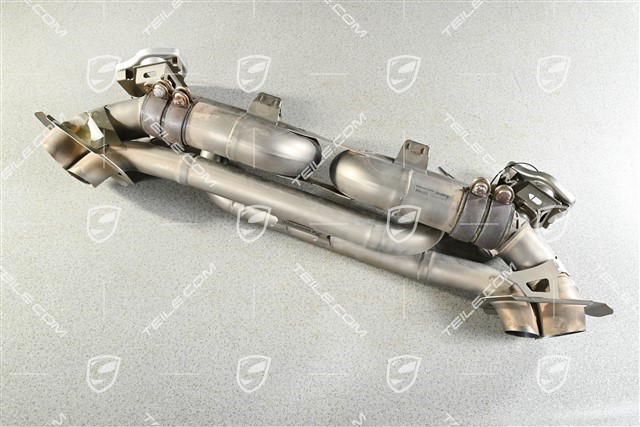 Akrapovic Porsche 911 Turbo/Turbo S (992) Slip-On Race Line, Titanium exhaust system