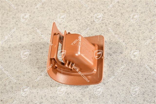 Abdeckung für Isofix-Halterung einen Kindersitz, Cohibabraun, L=R