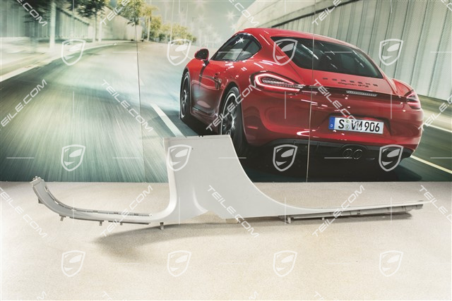 Tapicerka dolna słupka B, Steel grey, L