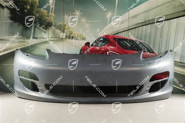 Front bumper, with headlight washer system