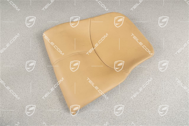 Back seat lower / cushion, Cabrio, Leatherette, Sande beige, L