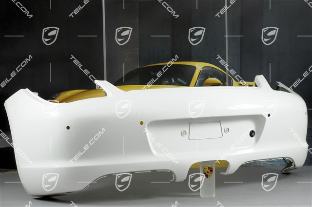 Rear bumper, with PDC sensor holes, Facelift 2009-2012